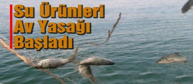 Su Ürünleri Av Yasağı Başladı