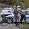 Polis Aracı Kaza Yaptı