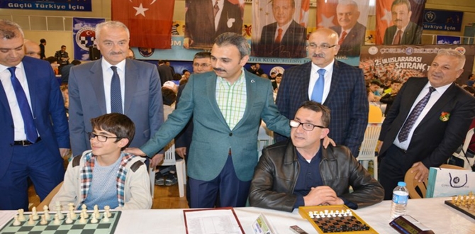 Çorum’da Uluslararası Satranç Turnuvası Başladı
