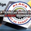 Alaca TSO ‘da E- Belge Dönemi Başladı
