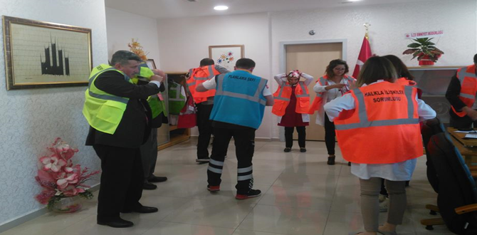 Hastanede Masabaşı Tatbikatı Yapıldı