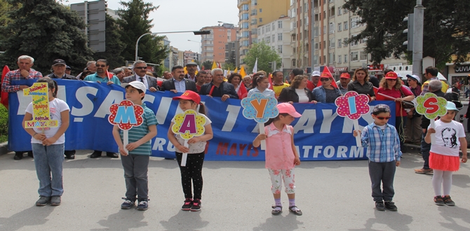 Çorum’da 1 Mayıs Kutlamaları