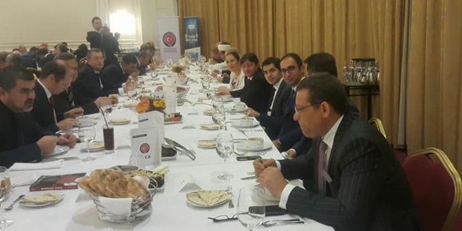 Ceritoğlu, Bükreş’te İftar Yemeğine Katıldı