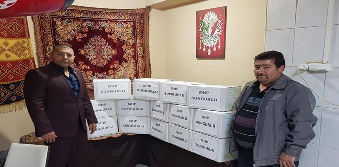 MHP’den 150 Aileye Gıda Yardımı