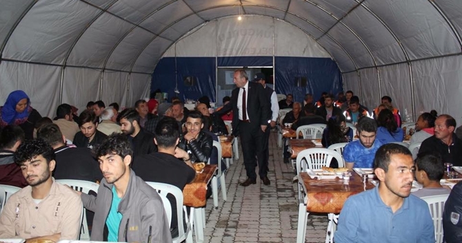 Sungurlu’da İftar Çadırına Yoğun İlgi