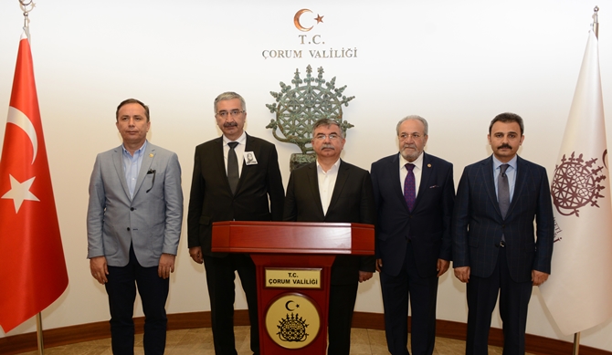 Bakan Yılmaz’dan Çorum Valiliğine Ziyaret
