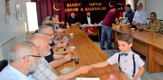 Saadet Partisi Bayramlaştı