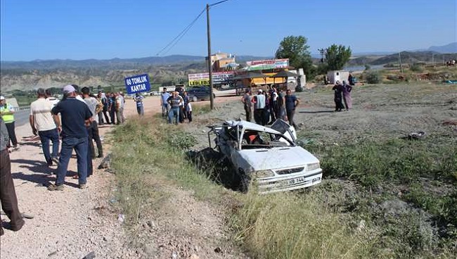 Çorum’da Feci Kaza