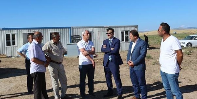 Kaymakam Cezaevi İnşaatını Gezdi