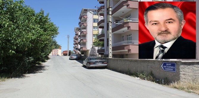 Demokrasi Şehidinin İsmi Caddeye Verildi