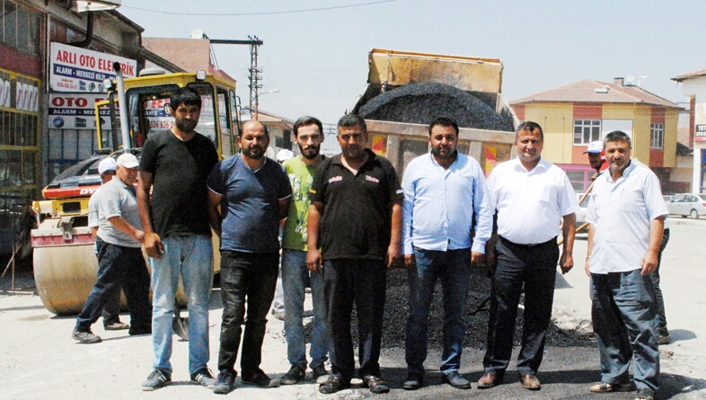 Esnaftan Külcü’ye Asfalt Teşekkürü