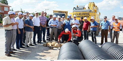 Alaca’da Altyapı Güçlendiriliyor