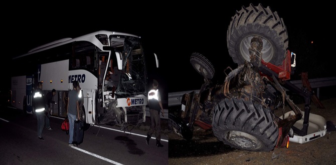 Çorum’da Feci Kaza