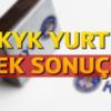 KYK Yurt Yedek Kayıtlar Açıklandı