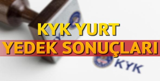KYK Yurt Yedek Kayıtlar Açıklandı