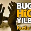 Bugün Hicri Yılbaşı