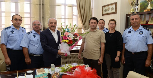 Zeki Gül’e Zabıtalardan Ziyaret