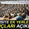 ÖSYM Ek Yerleştirmeler Açıklandı