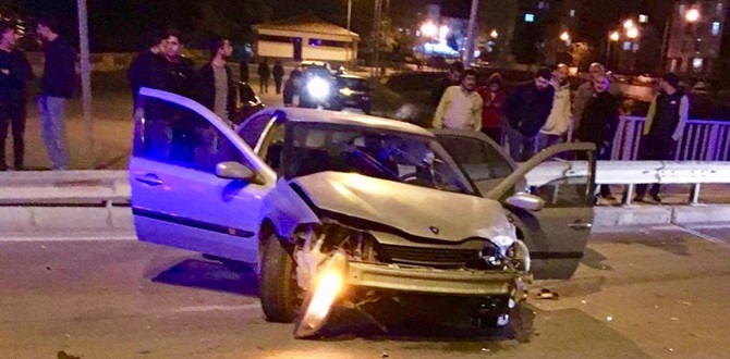 Kaza Yapan Sürücü Kaçtı