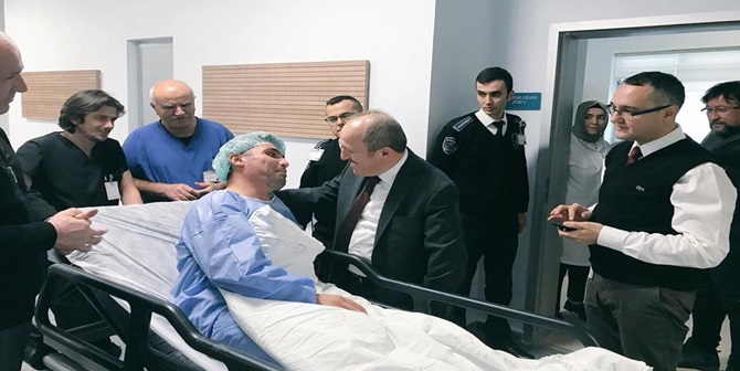 Karadağ ve Akar’dan Hasta Ziyareti