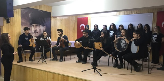 İnönü Anadolu Lisesi’nde 10 Kasım Töreni