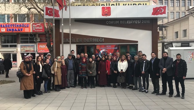 MYO, Gazileri Ziyaret Etti