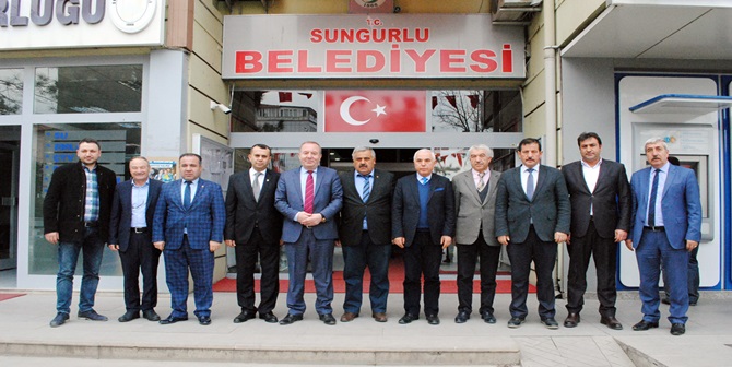 Oda Başkanları Şahiner’i Ziyaret Etti