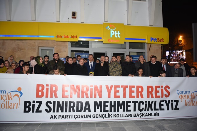 Mehmetçik İçin Sınıra Gittiler