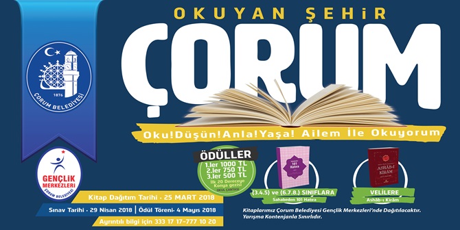 Belediye’den Ödüllü Okuma Yarışması
