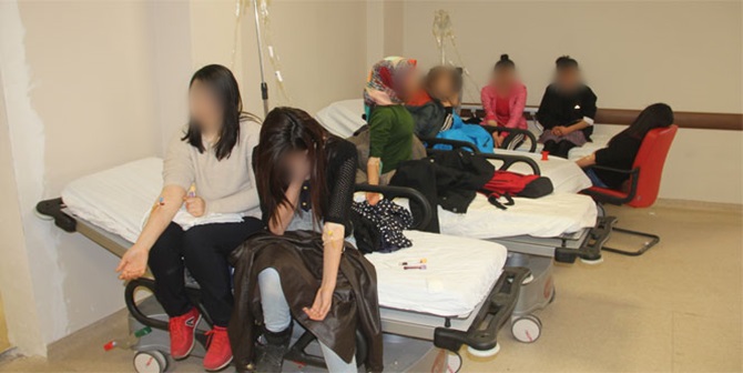 Kız Öğrenciler Zehirlendi