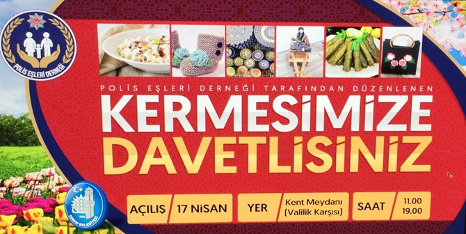 Polis Eşleri Kermes Düzenleyecek