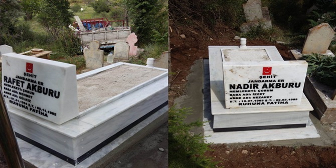 Şehitlerimizin Mezarları Yenilendi