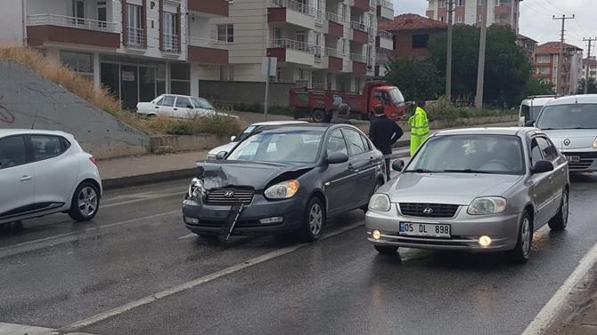 Sungurlu’da Zincirleme Kaza