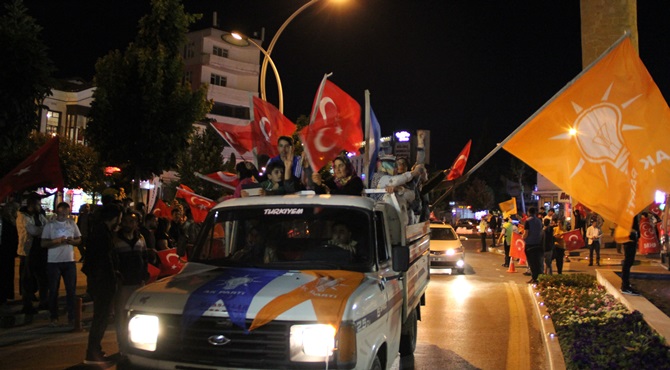 Çorum’da Erdoğan Coşkusu