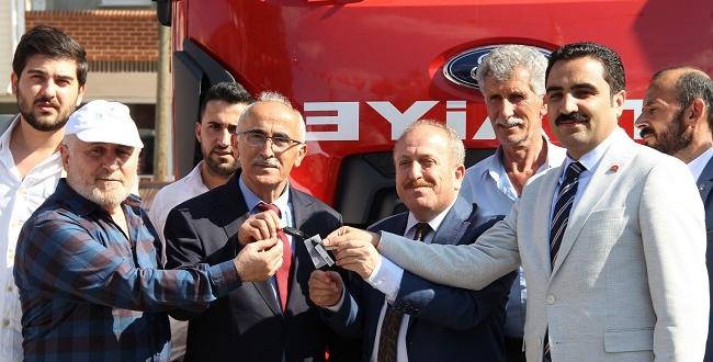 Düvenci İtfaiye Aracına Kavuştu