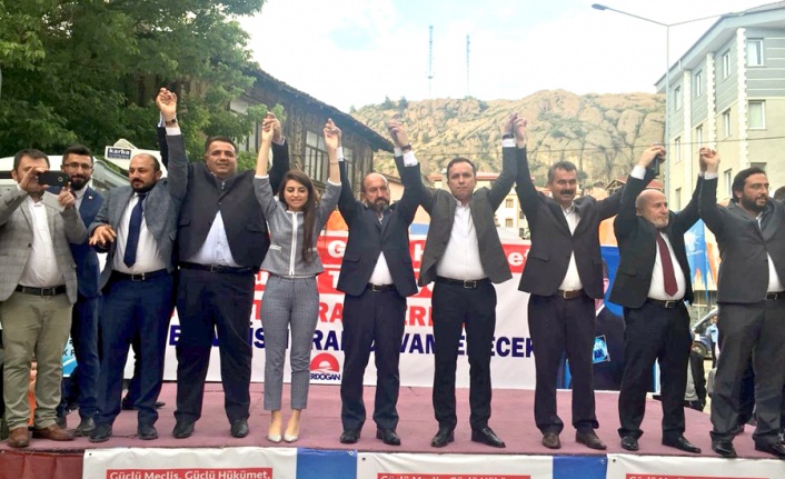 İskilip’te AK Parti Coşkusu
