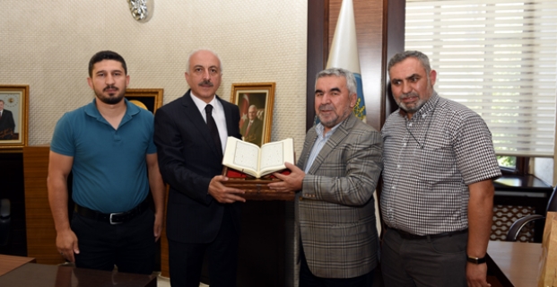 Müftü Akın’dan, Gül’e Teşekkür Ziyareti