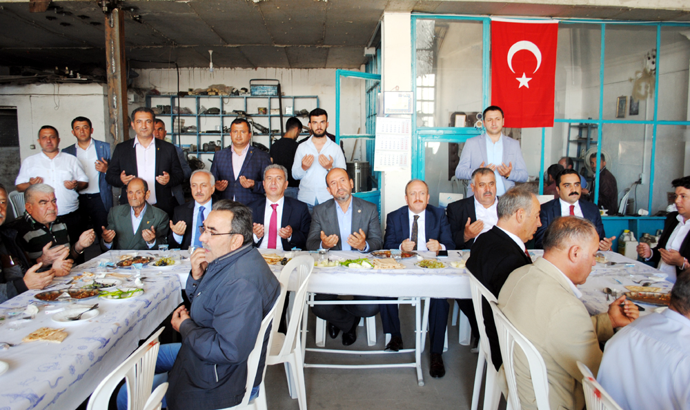 Protokol üyeleri Ahi Sofrası’nda Buluştu
