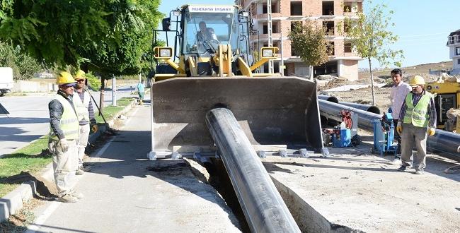 Kazı Yapmadan İçme Suyu Hattı Döşendi