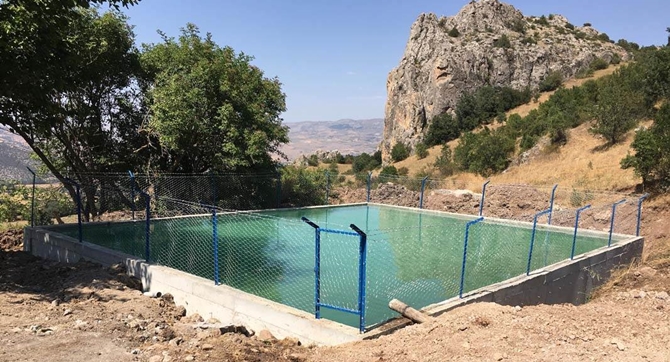 Şanlıosman Köyü’ne Sulama Havuzu