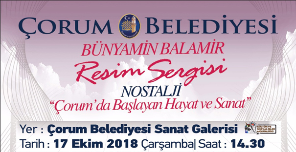 Balamir’in Sergisi 17 Ekim’de Açılıyor