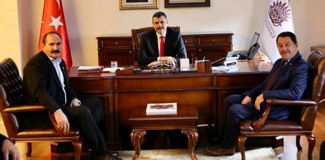 Şoförler Odasından Vali Çiftçi’ye Ziyaret