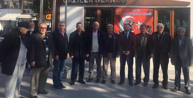 Aşgın’dan, Gaziler Derneği’ne Ziyaret