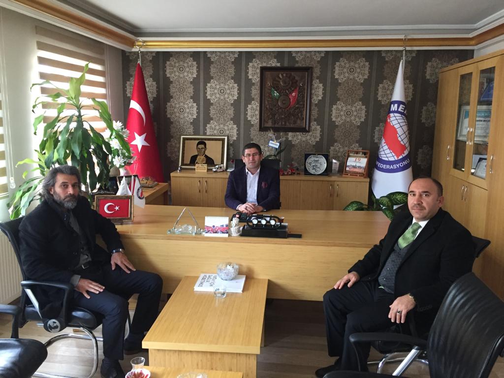 Malkoç, Sendikacılarla Görüştü