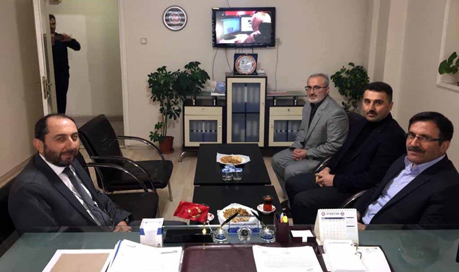 Rektör, Diyanet-Sen’i Ziyaret Etti