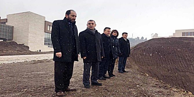 İlahiyat Fakültesi Camiinin Yapımına Başlandı