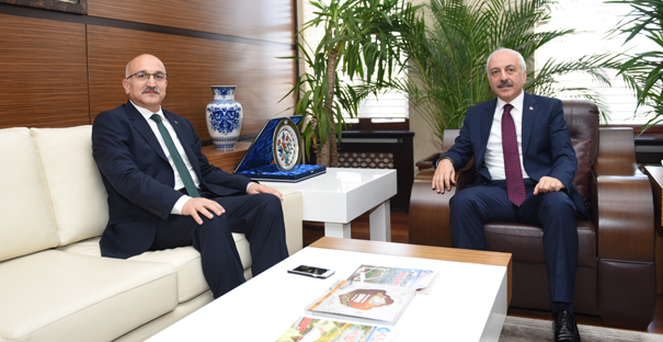 Büyük’ten, Başkan Gül’e Veda Ziyareti