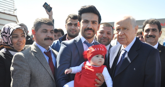 Devlet Bahçeli Sungurlu’da Karşılandı