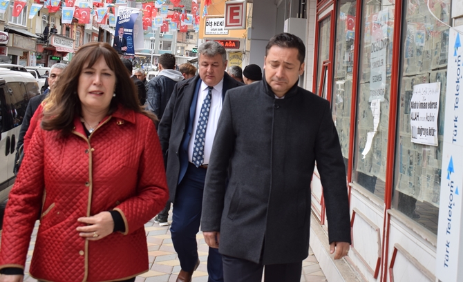 İYİ Parti İskilip’e Çıkarma Yaptı