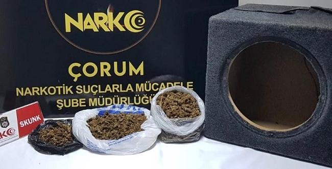 Hoparlör İçinde Uyuşturucu Bulundu